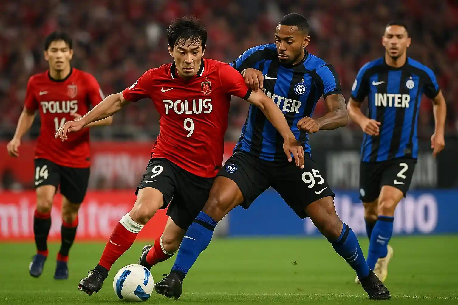 Trực tiếp bóng đá Inter vs Urawa Red Diamonds 22/06 - 02:00 2 Inter vs Urawa Red Diamonds trong trận đấu đầy thử thách.