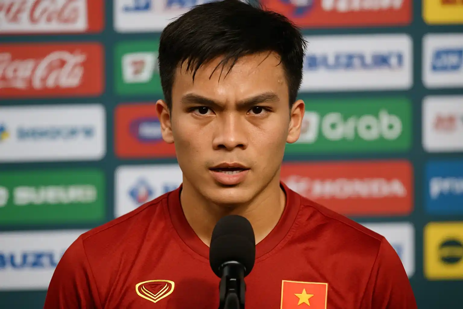 Văn Khang mạnh miệng hứa vô địch ĐNA sau khi hạ Lào dễ dàng 1 Văn Khang phát biểu sau trận, ánh mắt quyết liệt